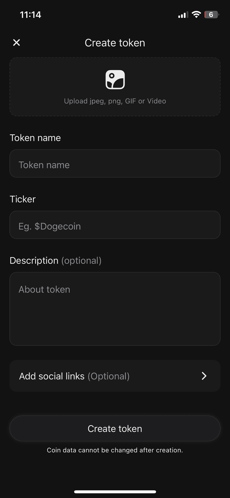 Create Token